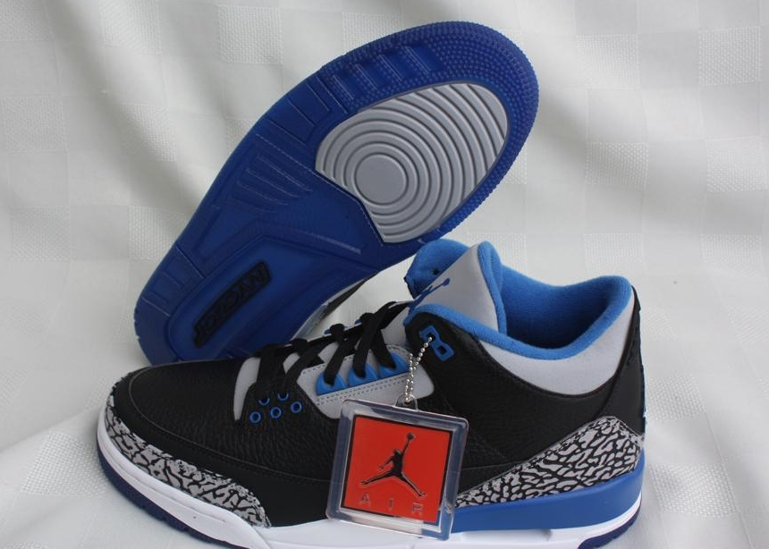 Jordan 3 Retro Black Blue Grey 06