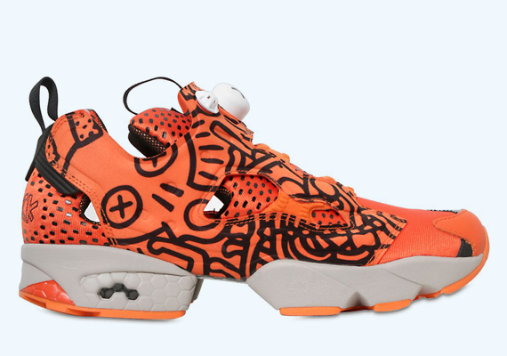 reebok pump keith haring