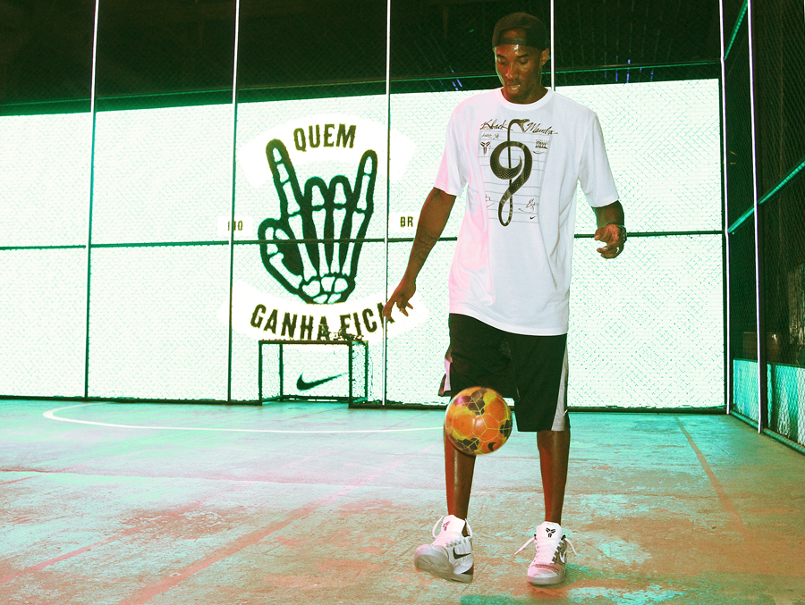Kobe Bryant Helps Nike Celebrate The World Cup in Rio