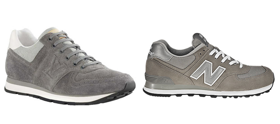 New balance clearance 574 vs nike