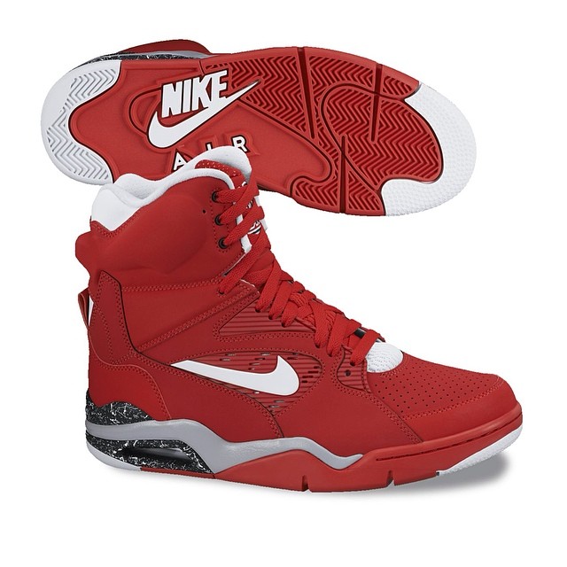 Nike Air Command Force Red Black White 01