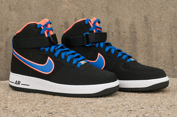 Nike Air Force 1 High - Game Royal - Bright Mango - Black - SneakerNews.com