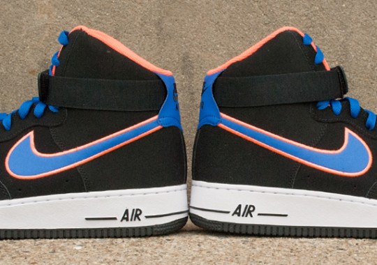 Nike Air Force 1 High – Game Royal – Bright Mango – Black