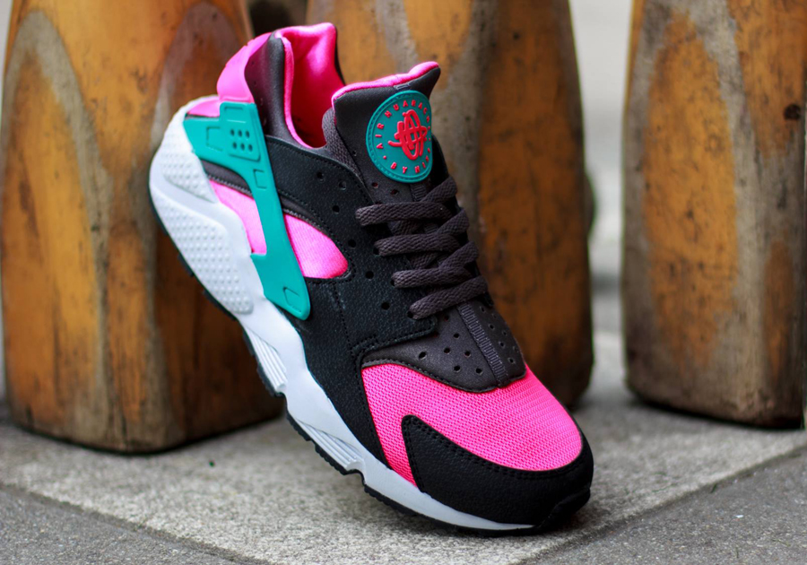 Pink and discount blue nike huarache