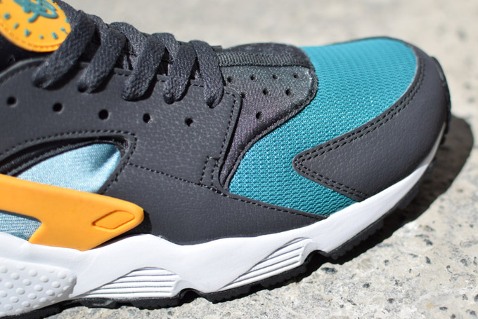 Nike Air Huarache Teal Orange 02