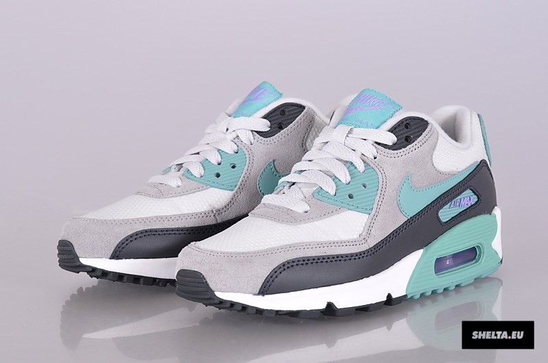 Nike Air Max 90 Light Base Grey Diffused Jade Atomic Volt 06