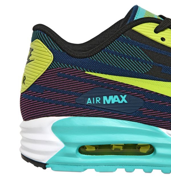 Nike Air Max 90 Lunar Jacqaurd Navy Volt Aqua 01