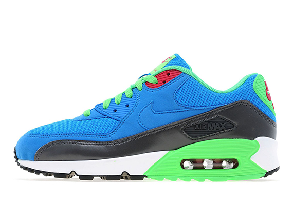 Nike Air Max 90 - Photo Blue - Medium Ash Poison Green - SneakerNews.com