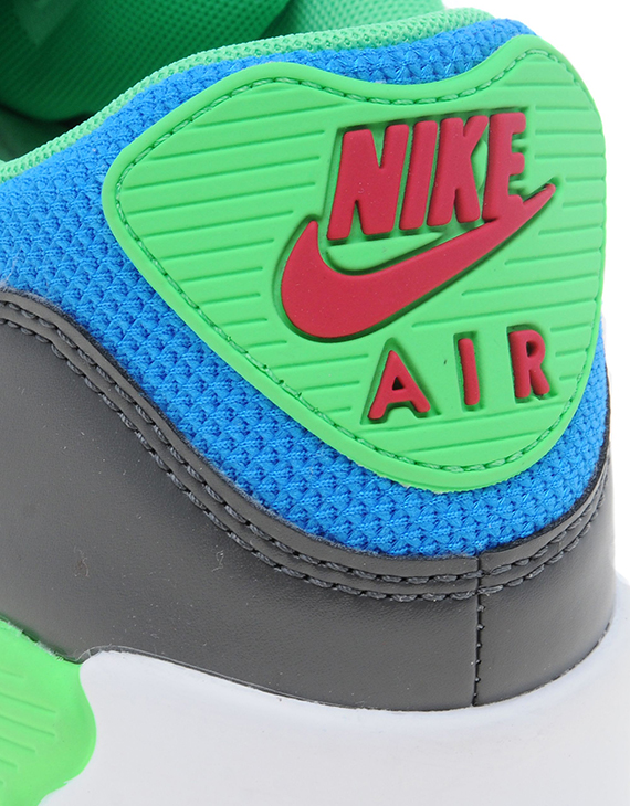 Nike Air Max 90 Photo Blue Medium Ash Poison Green 2