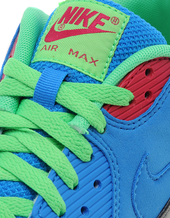 Nike Air Max 90 Photo Blue Medium Ash Poison Green 4