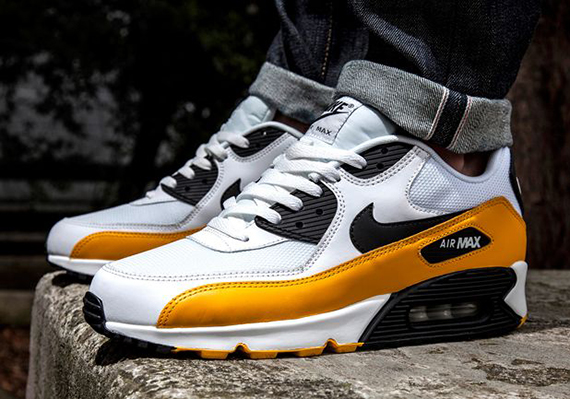 Nike Air Max 90 - White - Black - University Gold - SneakerNews.com