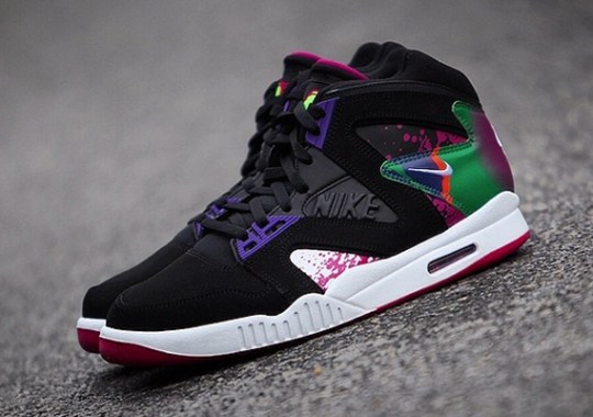 Nike Air Tech Challenge Hybrid – Black – White – Rave Pink – Varsity Purple