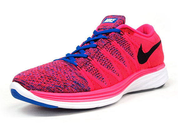 Nike Flyknit Lunar2 - Pink - Royal Blue - SneakerNews.com