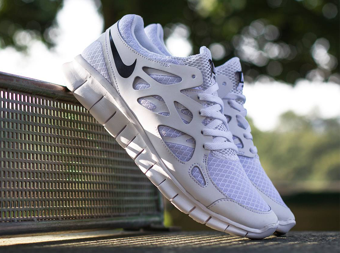 Nike Free Run 2 White Black 04