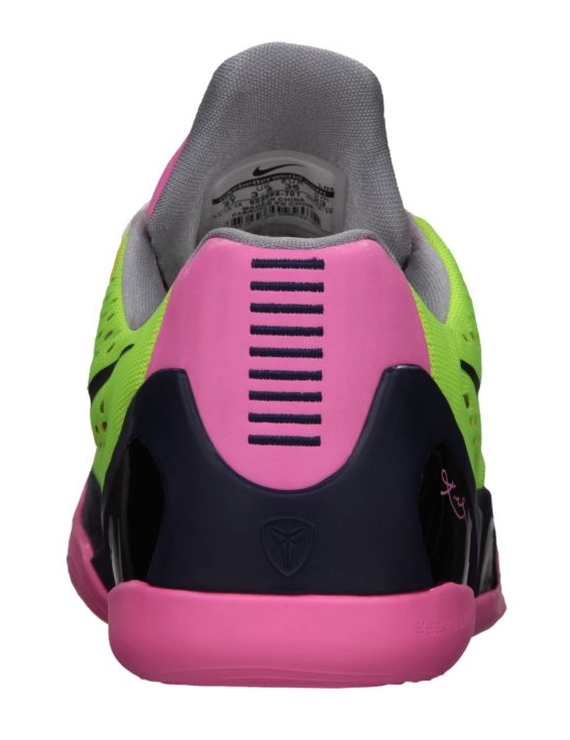 Nike Kobe 9 Em Gs Volt Midnight Navy Pink Glow 01