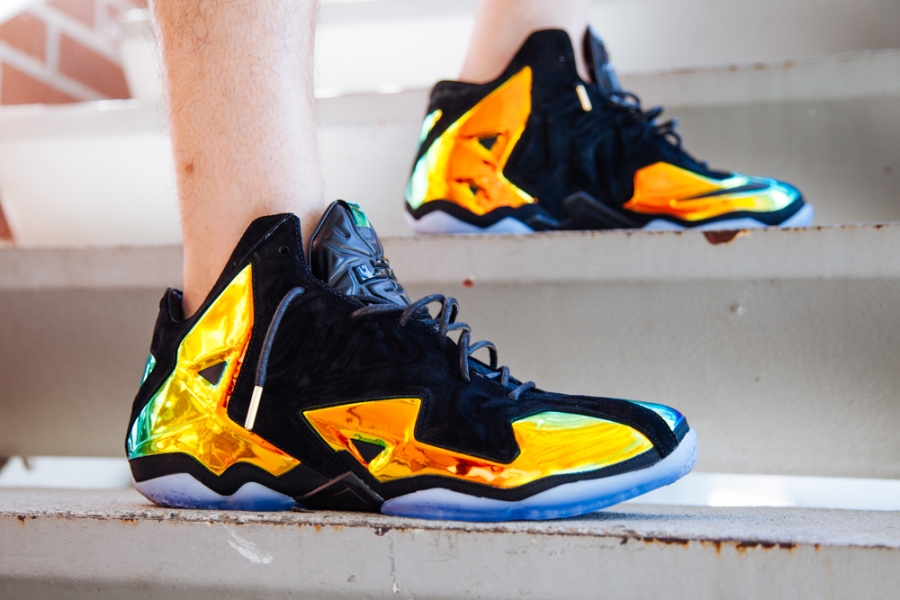 lebron 11 sur pieds