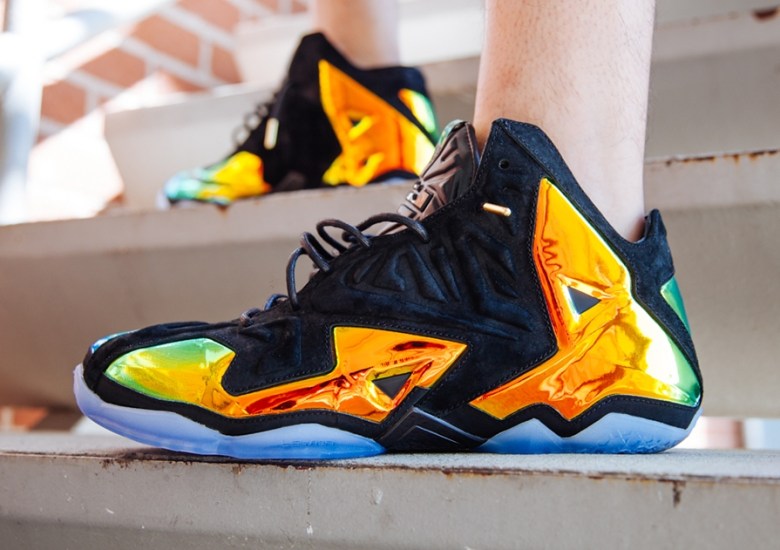 An On-Feet Look at the Nike LeBron 11 EXT “Crown Jewel”