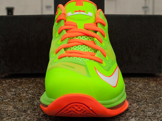Nike Lebron 11 Low Gs Electric Green White Orange 05