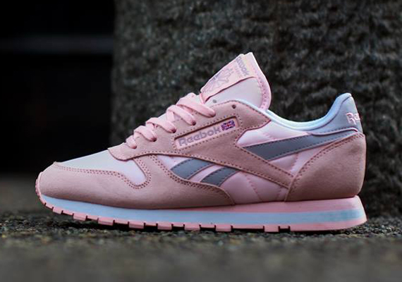 reebok classic leather suede pink