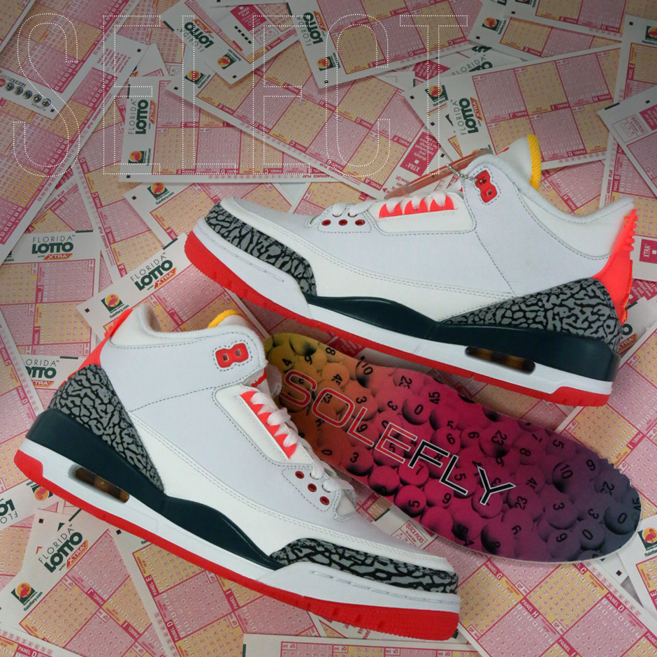 jordan retro 3 solefly