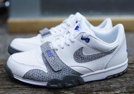 Nike Air Trainer 1 Low – White – Wolf Grey – Game Royal