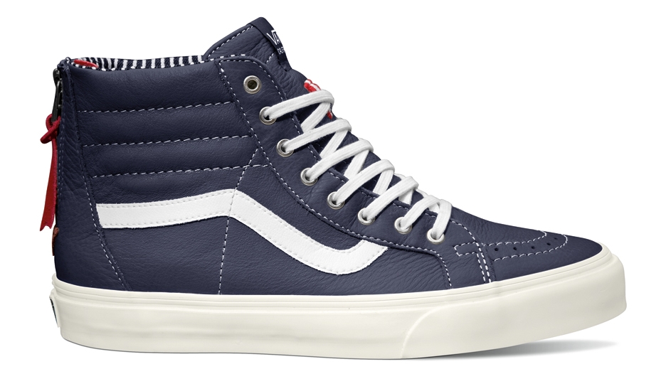 Vans California Pinstripe Leather Sk8 01