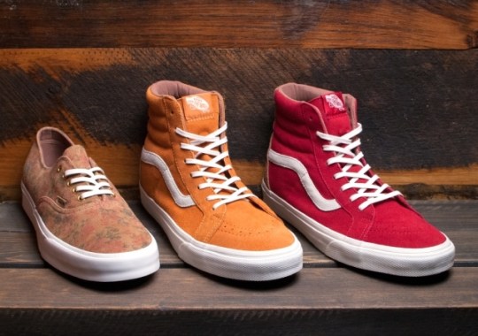 Vans California Collection “Floral Suede” Pack