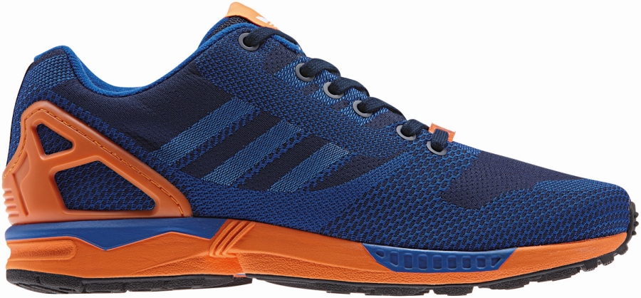 adidas zx flux weave blue orange