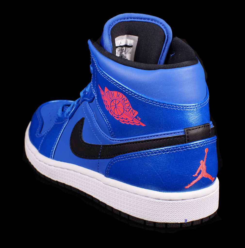 Air Jordan 1 Mid Sport Blue Infrared 23 Black 011