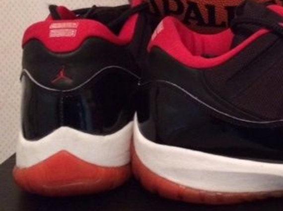 Michael Jordan's Air Jordan 11 Low "Black/Red" PE