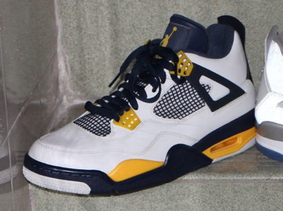 blue white and yellow jordans