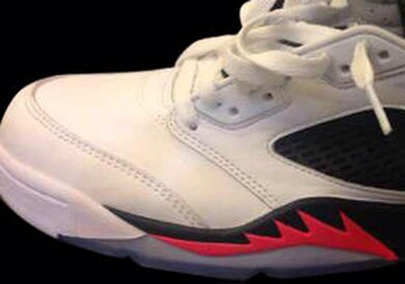 Air Jordan 5 White Pink Neon