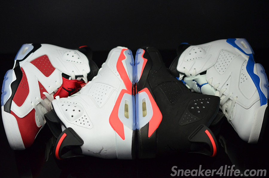 Original jordan hot sale 6 colorways