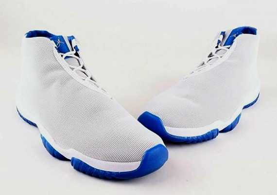 jordan future blue and white