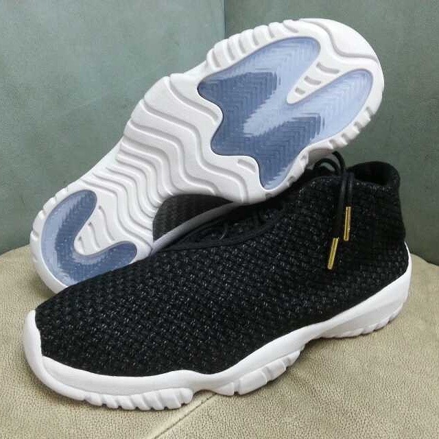 Jordan Future Black White Sole 05