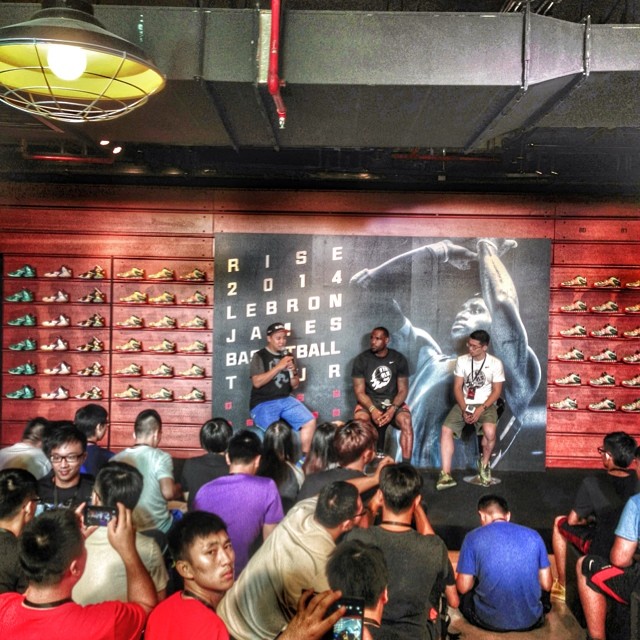 Lebron James China Event Rise 2014 05