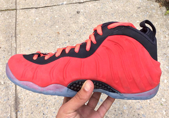 Nike Air Foamposite One Red Suede Sample