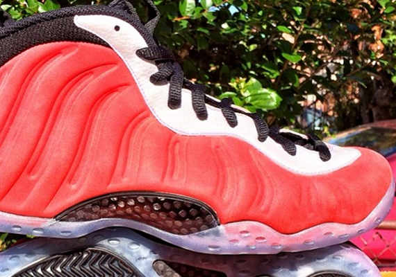 Nike Air Foamposite One - Red/White Sample
