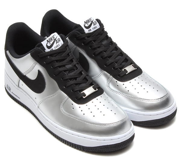 Nike Air Force 1 Low Metallic Silver Black 02