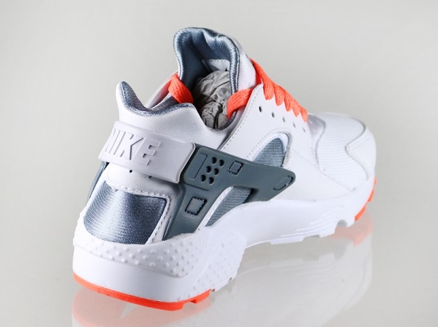 Nike Air Huarache Gs White Magnet Grey Bright Mango 02