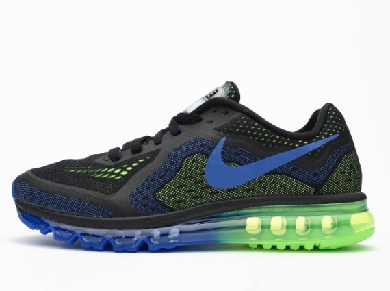 Nike Air Max 2014 – Black – Photo Blue – Electric Green