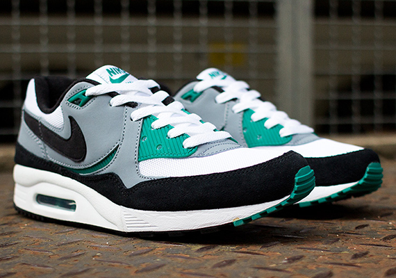 white black and green air max