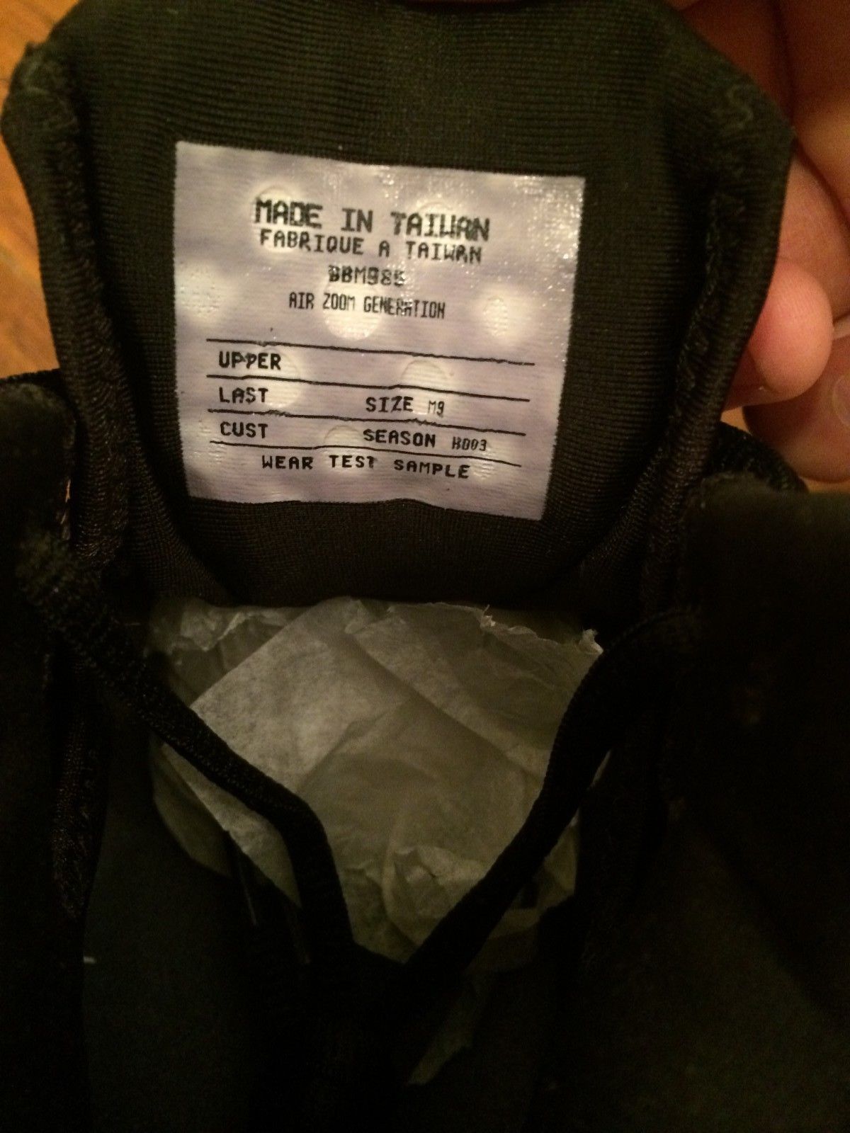 Nike Air Zoom Generation Wear Test Sample Ebay 07