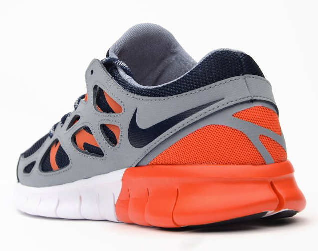Nike Free Run 2 Dark Obsidian Orange Neutral Grey 03