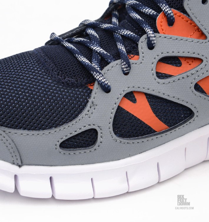 Nike Free Run 2 Dark Obsidian Orange Neutral Grey 05