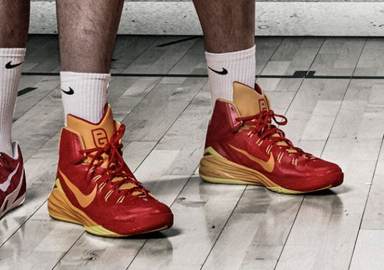 Pau Gasol’s mint Nike Hyperdunk 2014 “Spain” PE for 2014 FIBA