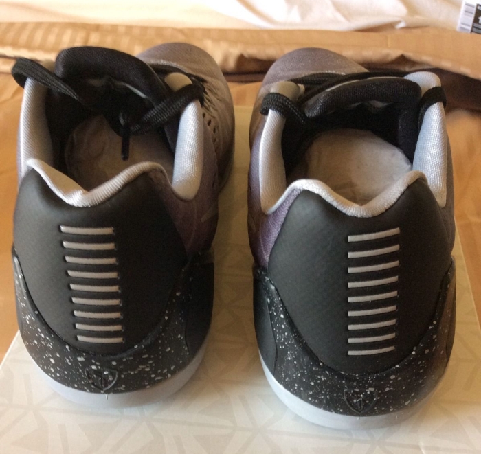 Nike Kobe 9 Em Premium Black Metallic Silver 01