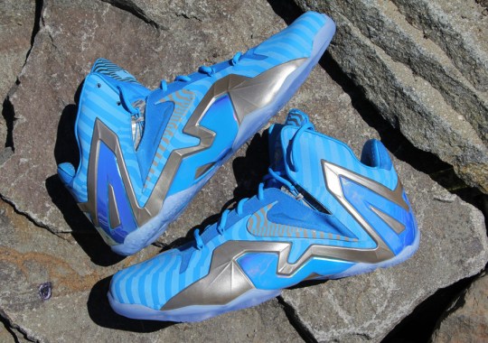 nike problems lebron 11 elite unreleased blue siver sample