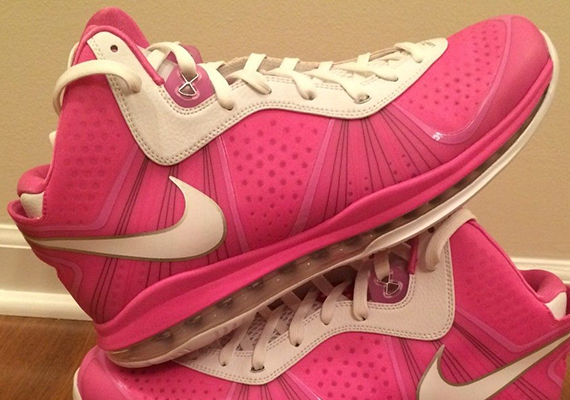 Nike Lebron 8 V2 Think Pink Sample On Ebay Sneakernews Com