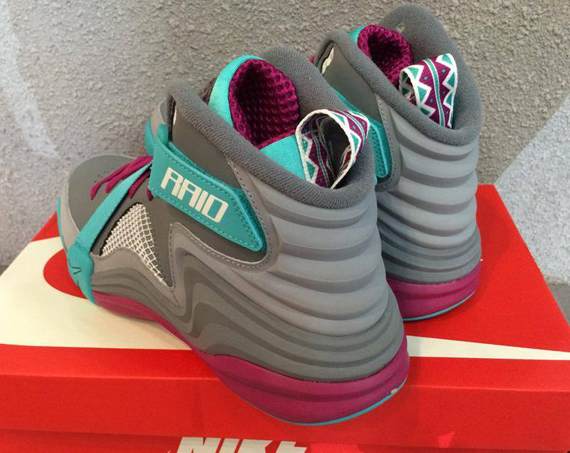 Nike Lunar Raid Grey Aqua Fuschia 2